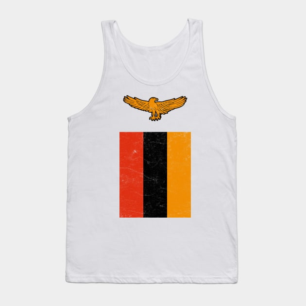 Zambia // Vintage Faded Style Flag Design Tank Top by DankFutura